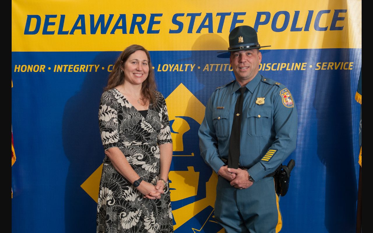 Delaware State Police Troop 2 page for Delaware City booking reports