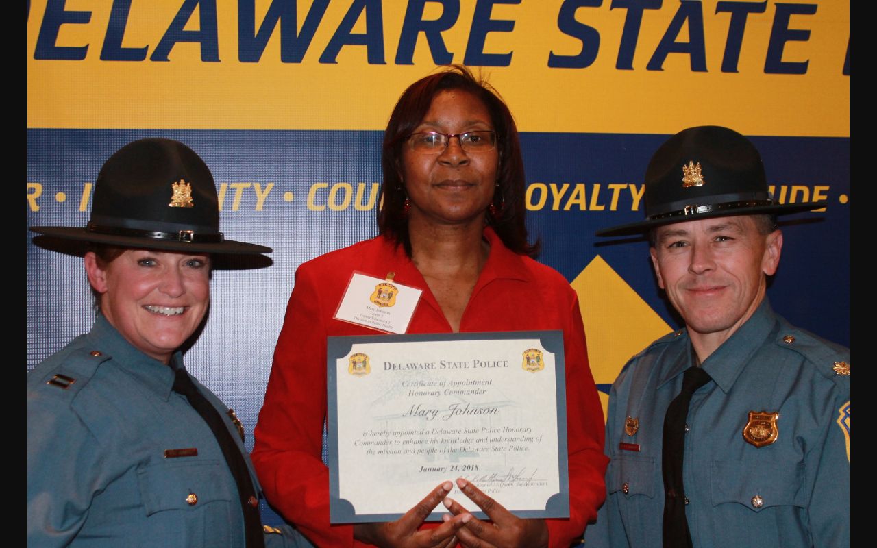 Delaware State Police Troop 5 page for Seaford booking reports