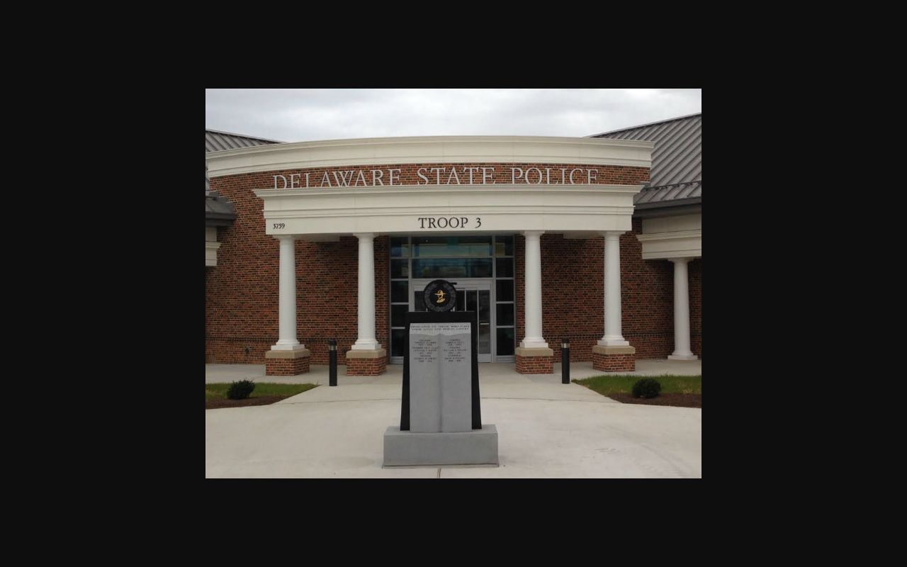 Delaware State Police Troop 3 page for Kent County booking reports